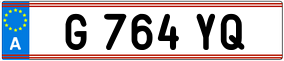Truck License Plate